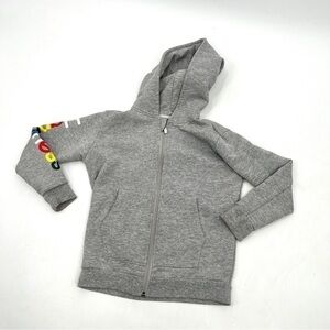 HAPPINESS Los Angeles Rimini Gender Neutral Graphic Sleeve Zip Up Hoodie Size 4